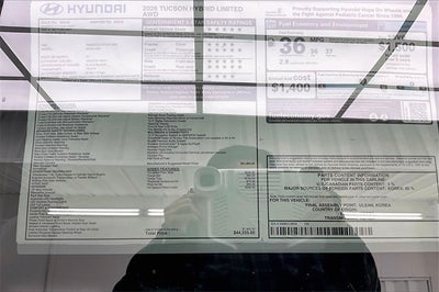 2026 Hyundai TUCSON HYBRID Limited