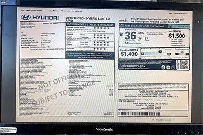 2026 Hyundai TUCSON HYBRID Limited