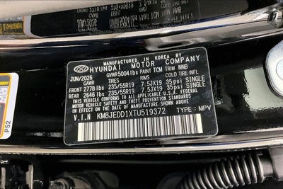 2026 Hyundai TUCSON HYBRID Limited