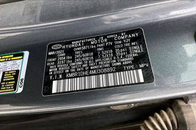 2021 Hyundai PALISADE SE