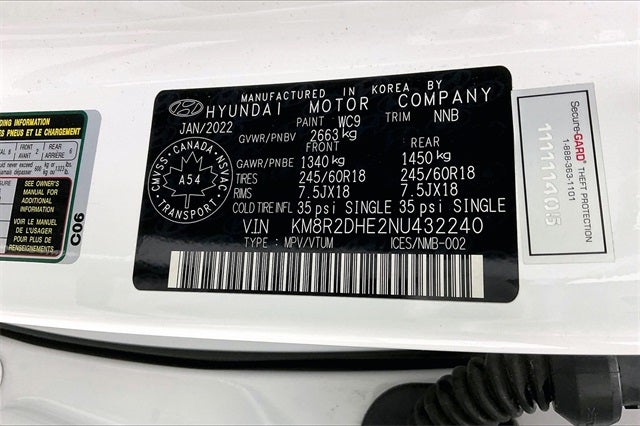 2022 Hyundai PALISADE SEL