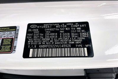 2027 Hyundai PALISADE SE AWD