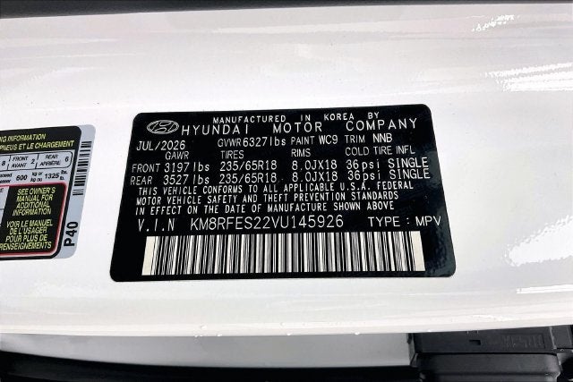2027 Hyundai PALISADE SE AWD