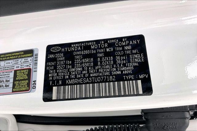 2026 Hyundai PALISADE HYBRID SEL Premium 7P
