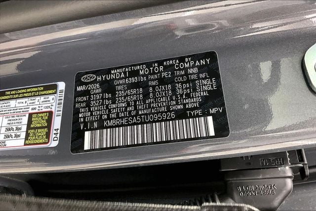 2026 Hyundai PALISADE HYBRID SEL Premium 8P