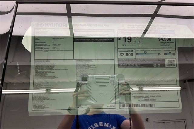 2026 Hyundai PALISADE XRT Pro