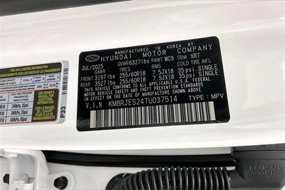 2026 Hyundai PALISADE XRT Pro