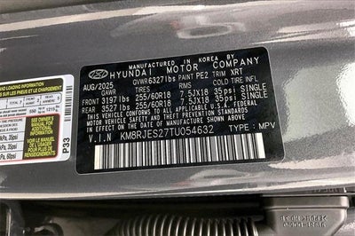 2026 Hyundai PALISADE XRT Pro