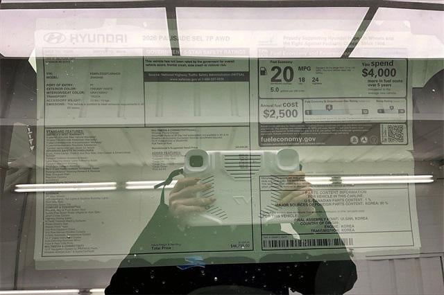 2026 Hyundai PALISADE SEL AWD