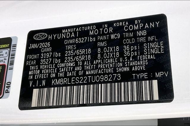 2026 Hyundai PALISADE SEL AWD