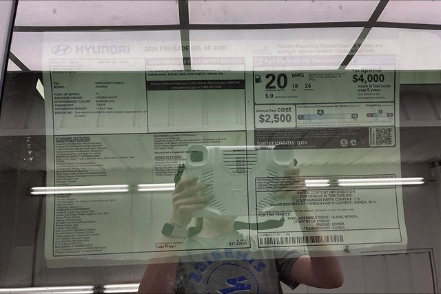 2026 Hyundai PALISADE SEL AWD