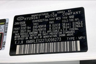 2026 Hyundai PALISADE SEL AWD