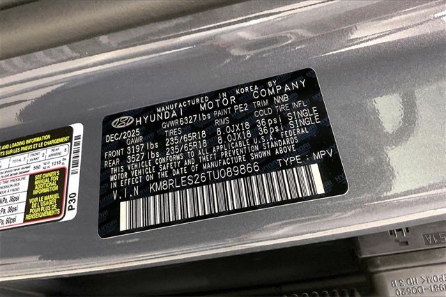 2026 Hyundai PALISADE SEL AWD