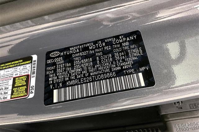 2026 Hyundai PALISADE SEL AWD