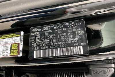 2027 Hyundai PALISADE SEL AWD