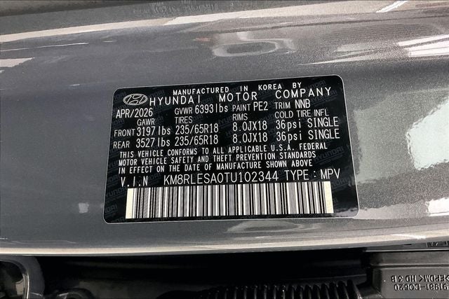 2026 Hyundai PALISADE HYBRID SEL 8P