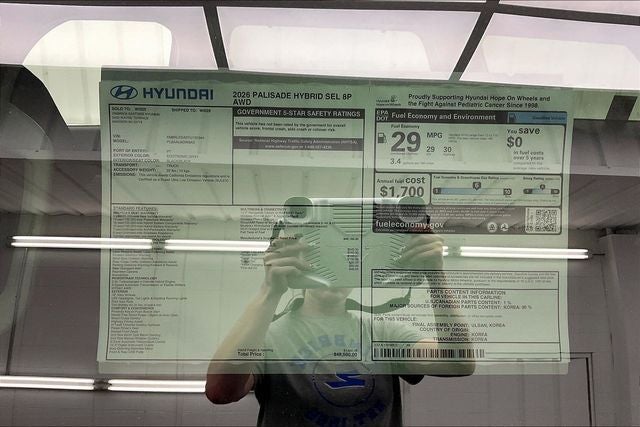 2026 Hyundai PALISADE HYBRID SEL 8P