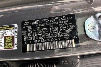 2027 Hyundai PALISADE HYBRID SEL 8P