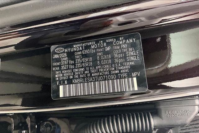 2026 Hyundai PALISADE HYBRID SEL 8P