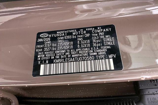 2026 Hyundai PALISADE HYBRID SEL 8P