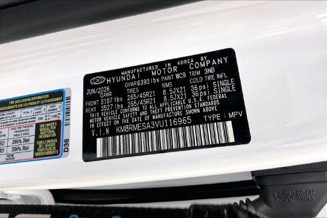 2027 Hyundai PALISADE HYBRID Calligraphy