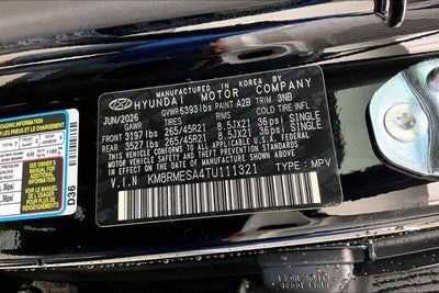 2026 Hyundai PALISADE HYBRID Calligraphy