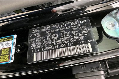 2026 Hyundai PALISADE HYBRID Calligraphy