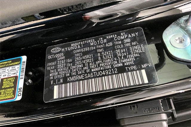 2026 Hyundai PALISADE HYBRID Calligraphy