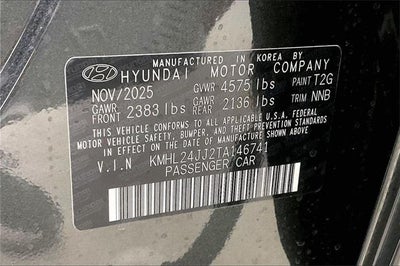 2026 Hyundai SONATA HYBRID Blue