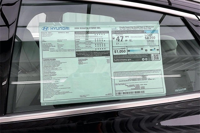 2026 Hyundai SONATA HYBRID SEL