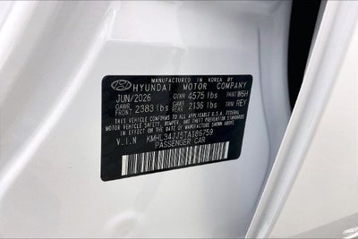 2026 Hyundai SONATA HYBRID SEL