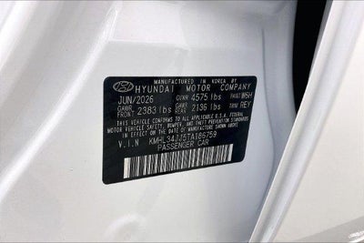 2026 Hyundai SONATA HYBRID SEL