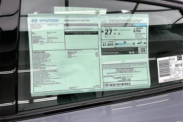 2026 Hyundai SONATA N Line