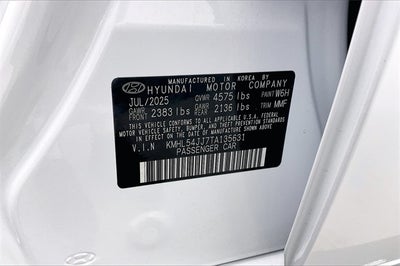 2026 Hyundai SONATA HYBRID Limited