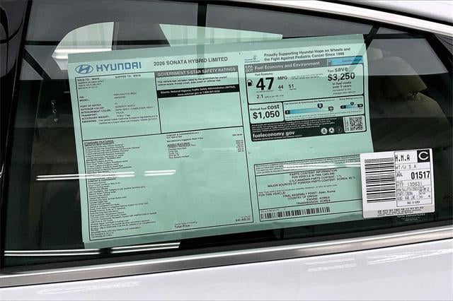 2026 Hyundai SONATA HYBRID Limited