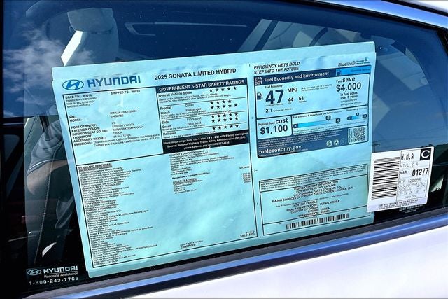 2025 Hyundai SONATA HYBRID Limited