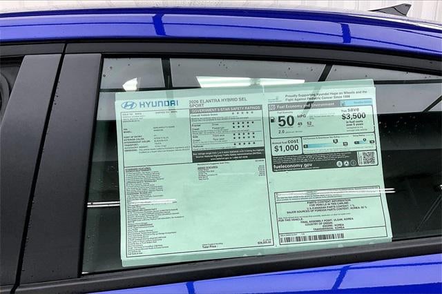 2026 Hyundai ELANTRA HYBRID SEL Sport
