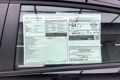 2026 Hyundai ELANTRA HYBRID Blue