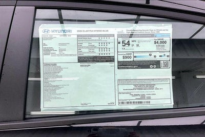 2026 Hyundai ELANTRA HYBRID Blue