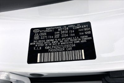 2026 Hyundai ELANTRA Limited