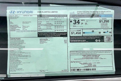 2026 Hyundai ELANTRA Limited