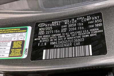 2026 Hyundai ELANTRA SEL Sport Premium