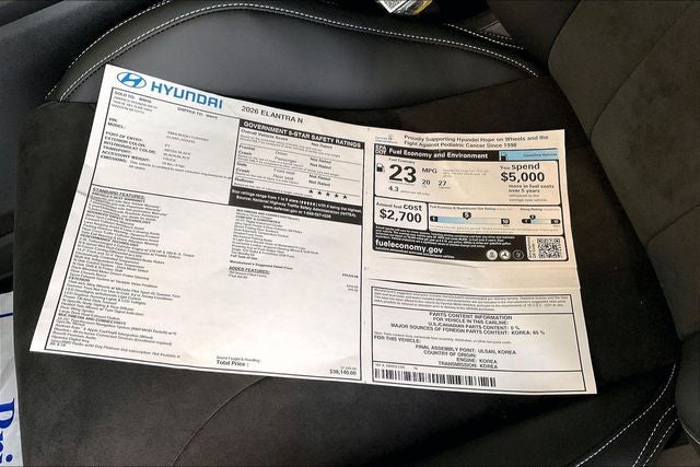 2026 Hyundai ELANTRA N Sedan