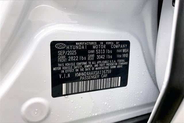 2025 Hyundai IONIQ 6 SE