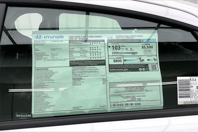 2025 Hyundai IONIQ 6 SEL