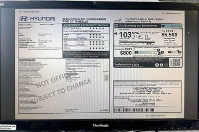 2025 Hyundai IONIQ 6 SEL