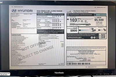 2025 Hyundai IONIQ 6 SEL