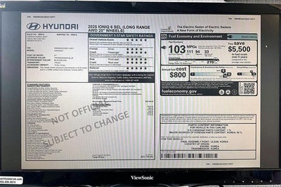 2025 Hyundai IONIQ 6 SEL