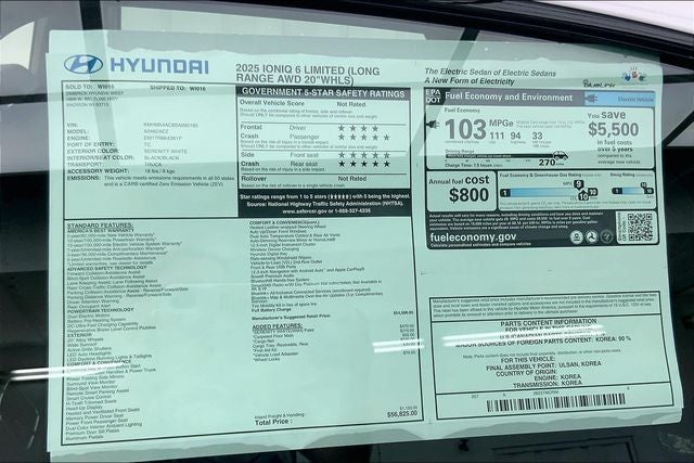 2025 Hyundai IONIQ 6 Limited