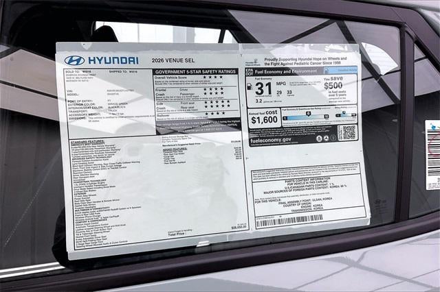 2026 Hyundai VENUE SEL